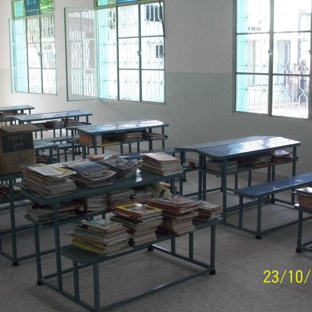Un'aula della scuola